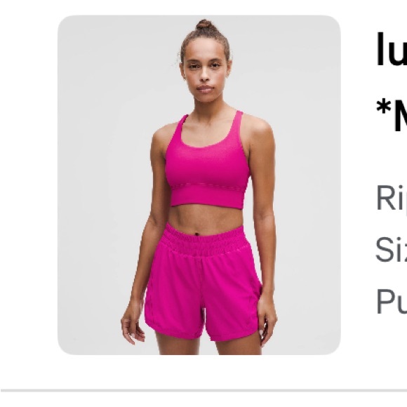 Lululemon Energy Longline Bra
*Medium Support, B-D Cups - Picture 4 of 4